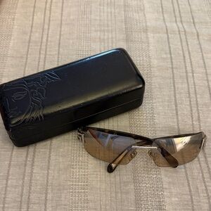 Versace Brown Sunglasses with Black Case